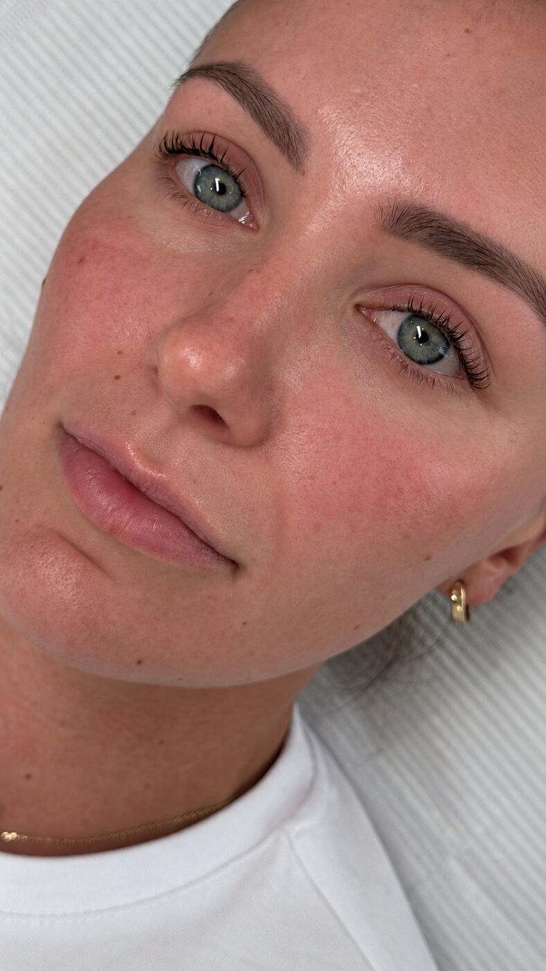 Client's natural lips before Lip Blush