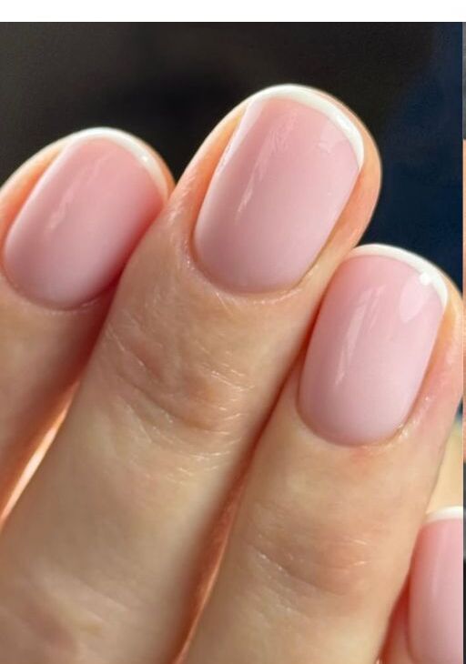 Classic French manicure